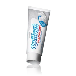 Optifresh Toothpaste Tubeon Black Background PNG image