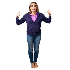 Optimistic Happy Person PNG Jwl PNG