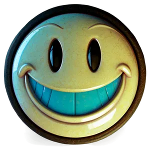 Optimistic Smile Emblem Png Hsv23 PNG image