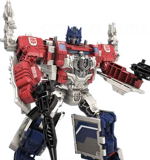 Optimus Prime Action Pose PNG image