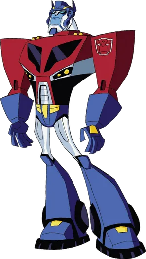 Optimus Prime Animated Stance PNG image