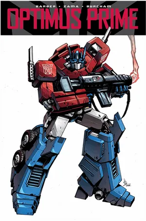 Optimus Prime Comic Art PNG image