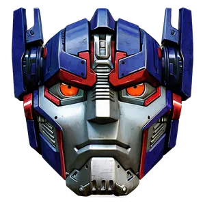 Optimus Prime Face Close-up Png Juh19 PNG image