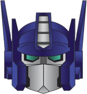Optimus Prime Head Illustration PNG image