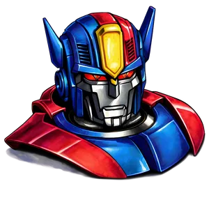 Optimus Prime With Flag Background Png 6 PNG image