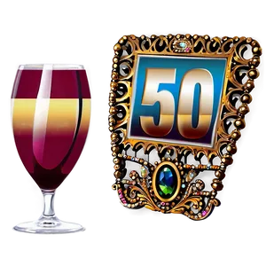 Opulent 50th Birthday Party Png 29 PNG image