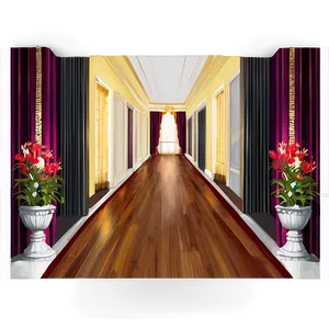 Opulent Mansion Hallway PNG Gff94 PNG