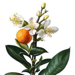 Opulent Orange Blossom PNG Xbr PNG