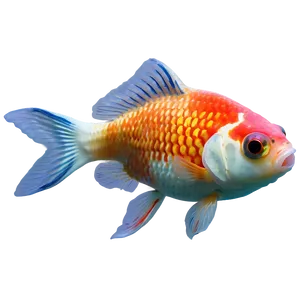 Oranda Goldfish PNG Lry64