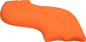 Orange Anime Body Pillow Cover PNG
