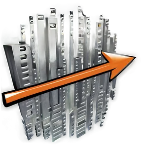 Orange Arrow For Digital Marketing PNG Njg PNG