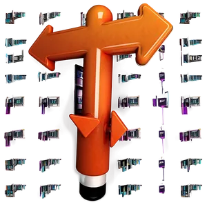 Orange Arrow For Digital Marketing PNG Tpc8 PNG
