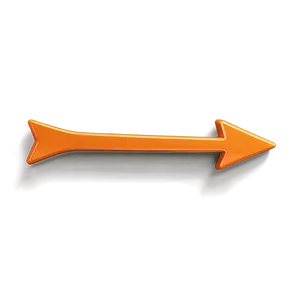 Orange Arrow For Interface PNG 06262024