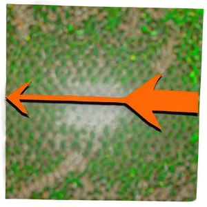 Orange Arrow For Maps PNG Kvd