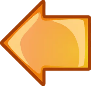 Orange Arrow Icon PNG image