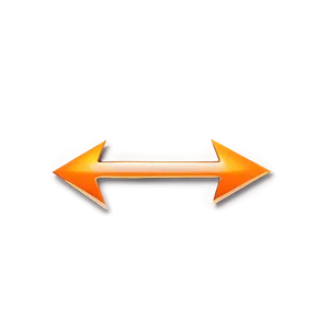 Orange Arrow With Gradient PNG Xwg46 PNG