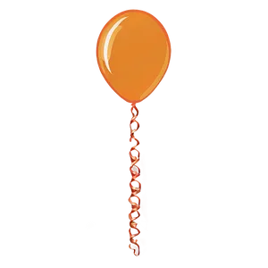 Orange Balloons PNG Pfl