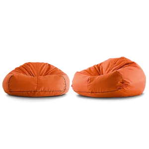 Orange Bean Bag Chair Png 69 PNG image