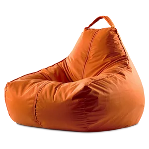 Orange Bean Bag Chair Png Gqn PNG image