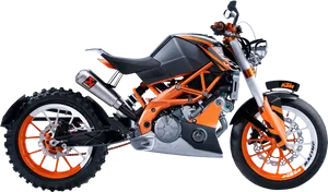 Orange Black Sport Motorcycle H D PNG image