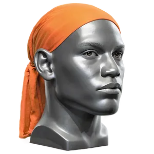 Orange Durag PNG 05252024 PNG