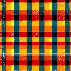Orange Fall Plaid PNG Ylj
