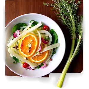 Orange Fennel Salad Png 90 PNG image