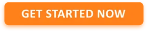 Orange Get Started Button PNG image