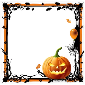 Orange Halloween Border Png 38 PNG image