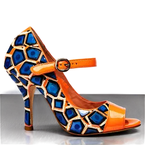 Orange High Heels Png 06122024 PNG image