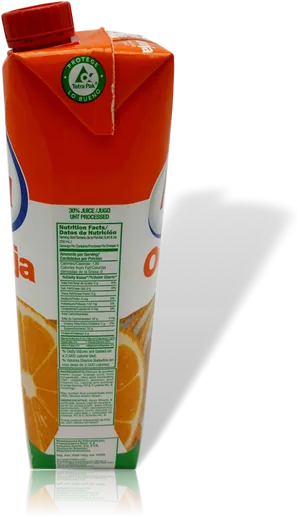 Orange Juice Carton Tetra Pak PNG
