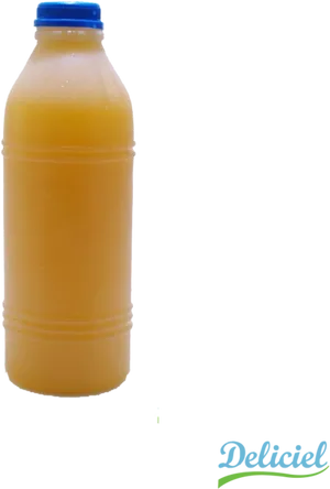 Orange Juice Plastic Bottle Delicie L PNG