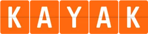 Orange Kayak Logo PNG