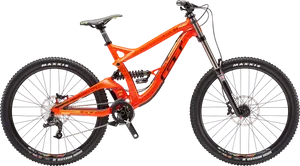 Orange Mountain Bike Isolated