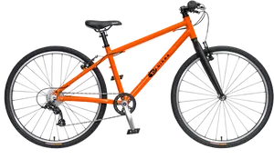 Orange Mountain Bike Isolated PNG image