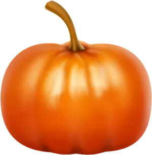 Orange Pumpkin Graphic PNG image