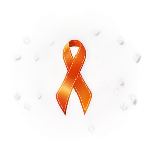 Orange Ribbon Curl Png 8 PNG image