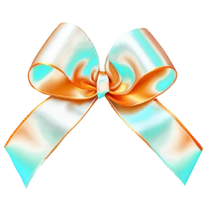 Orange Ribbon Gift Bow Png 06132024 PNG image