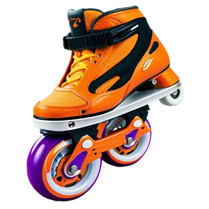 Orange Rollerblades PNG Ias PNG