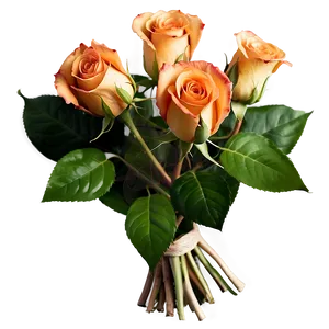 Orange Roses Bouquet Png 83 PNG image