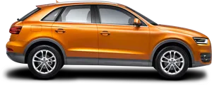 Orange S U V Car Side View H D PNG