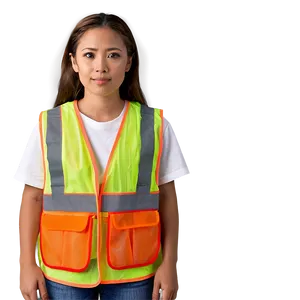 Orange Safety Vest Png Kne28 PNG image