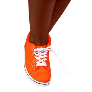 Orange Shoe PNG 3