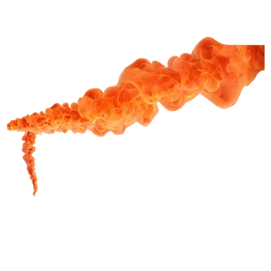 Orange Smoke C PNG image