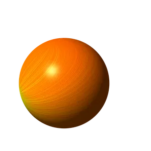 Orange Sphere Gradient Texture PNG image