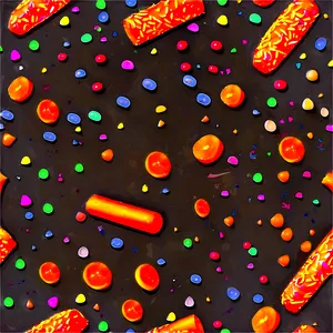 Orange Sprinkles PNG 75 PNG