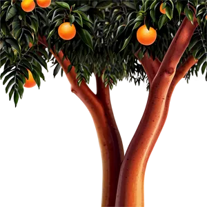 Orange Tree Garden PNG 06132024