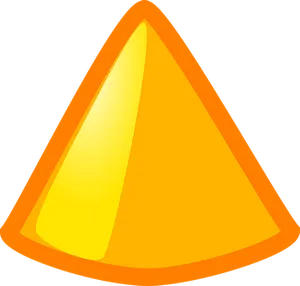 Orange Triangle Warning Sign