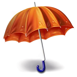 Orange Umbrella PNG Xia