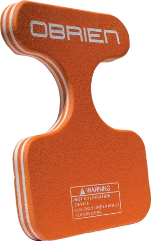 Orange Water Sports Handle Rubber Stamp PNG image